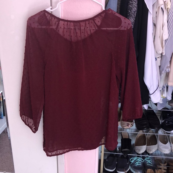 Sheer Patterned Blouse - Picture 5 of 5